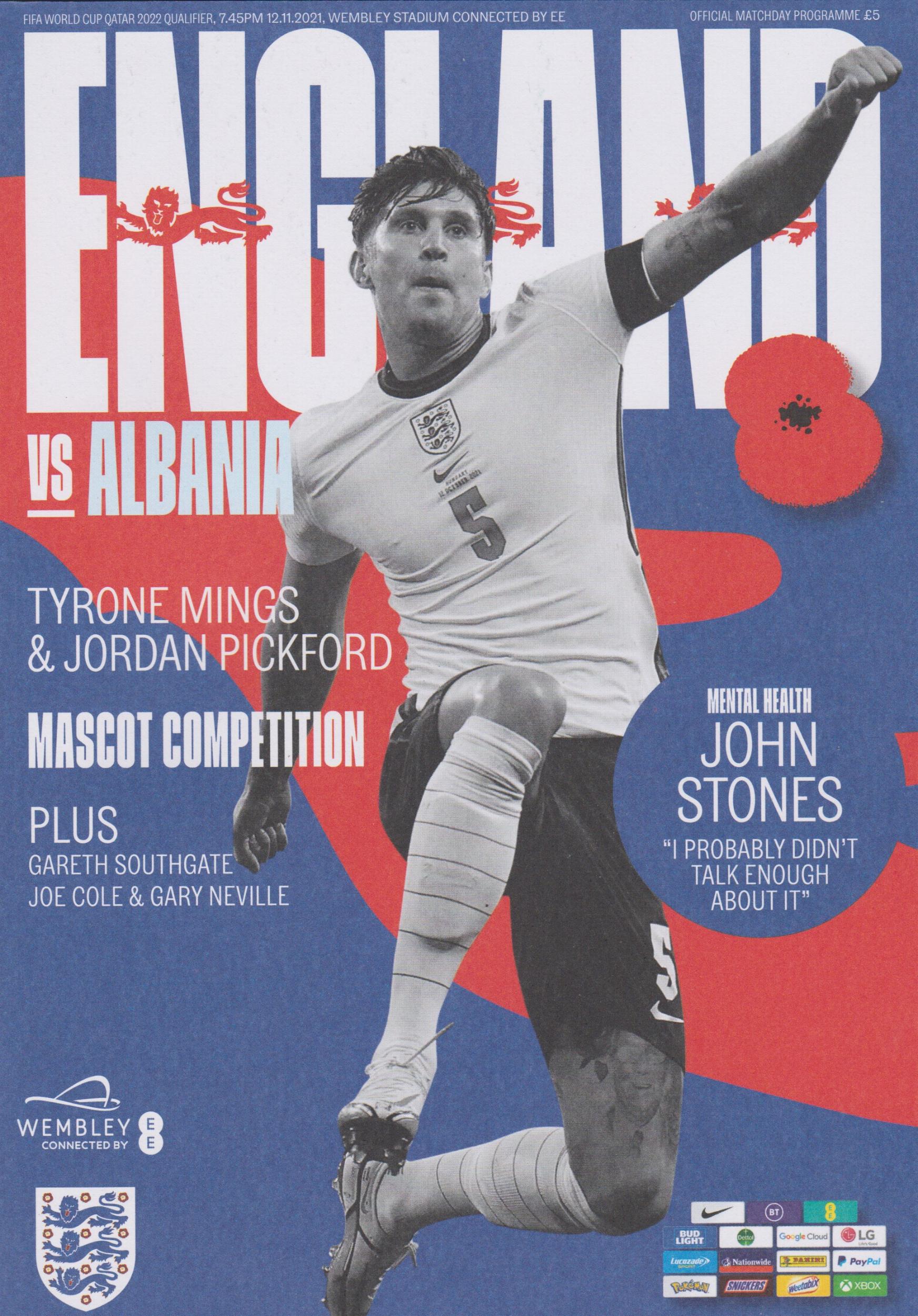 2021 - ENGLAND v ALBANIA